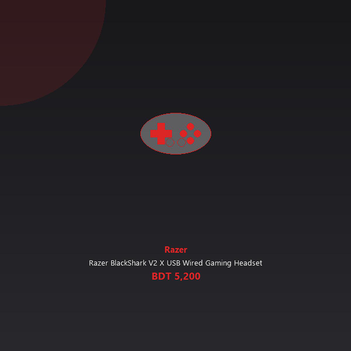 Razer BlackShark V2 X USB Wired Gaming Headset