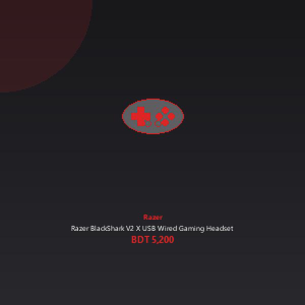 Razer BlackShark V2 X USB Wired Gaming Headset