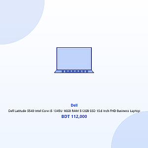 Dell Latitude 5540 Intel Core i5 1345U 16GB RAM 512GB SSD 15.6 Inch FHD Business Laptop