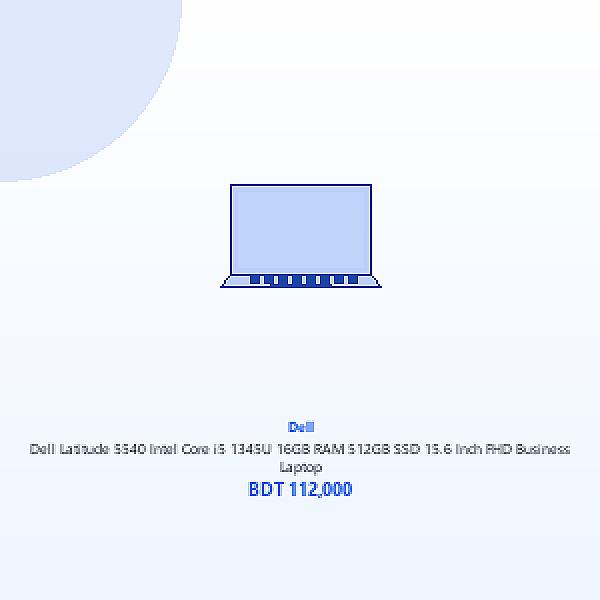 Dell Latitude 5540 Intel Core i5 1345U 16GB RAM 512GB SSD 15.6 Inch FHD Business Laptop