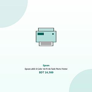 Epson L805 6-Color Wi-Fi Ink Tank Photo Printer