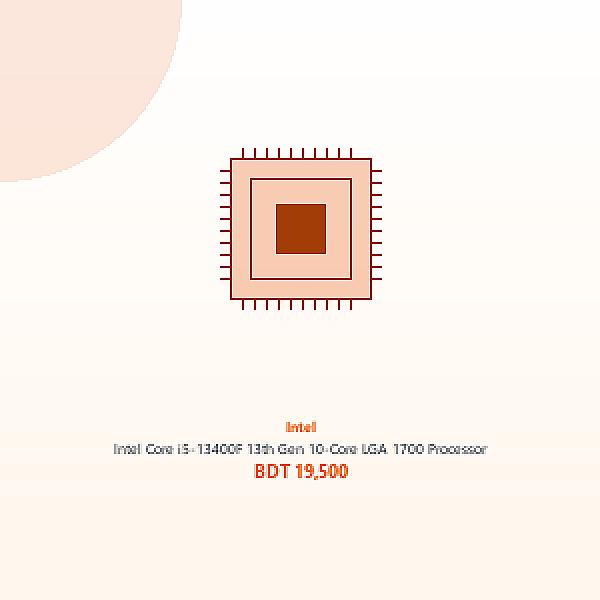 Intel Core i5-13400F 13th Gen 10-Core LGA 1700 Processor