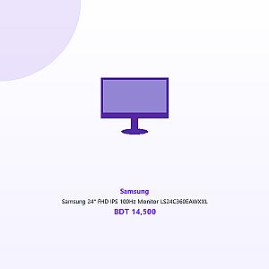 Samsung 24" FHD IPS 100Hz Monitor LS24C360EAWXXL