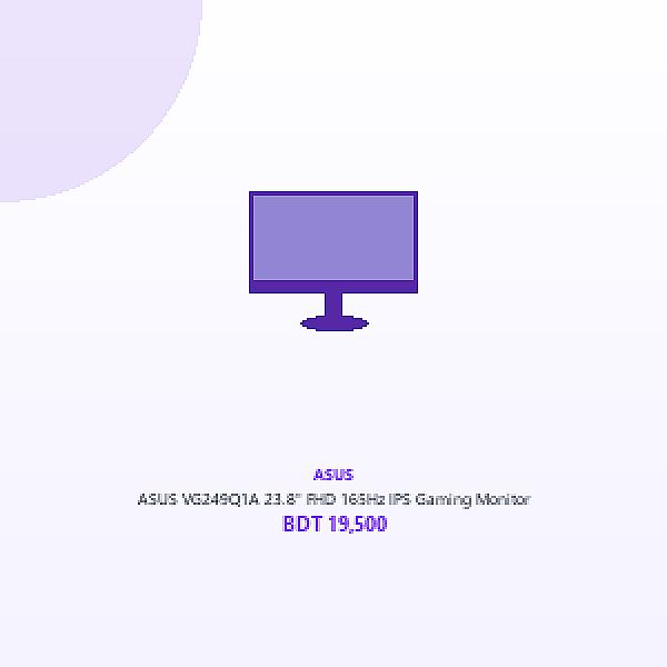 ASUS VG249Q1A 23.8" FHD 165Hz IPS Gaming Monitor