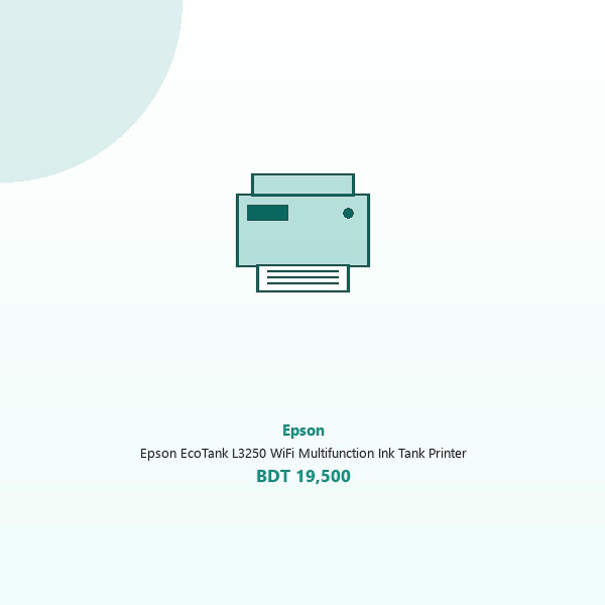 Epson EcoTank L3250 WiFi Multifunction Ink Tank Printer