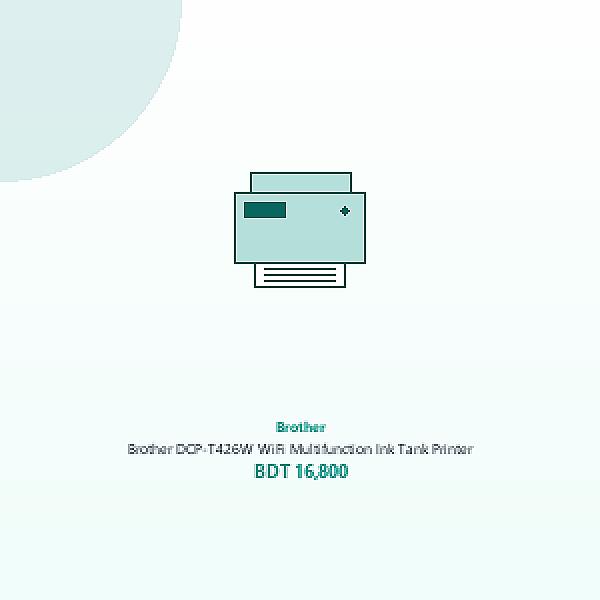 Brother DCP-T426W WiFi Multifunction Ink Tank Printer