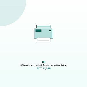 HP LaserJet M111w Single Function Mono Laser Printer