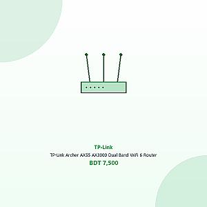 TP-Link Archer AX55 AX3000 Dual Band WiFi 6 Router