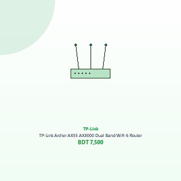 TP-Link Archer AX55 AX3000 Dual Band WiFi 6 Router